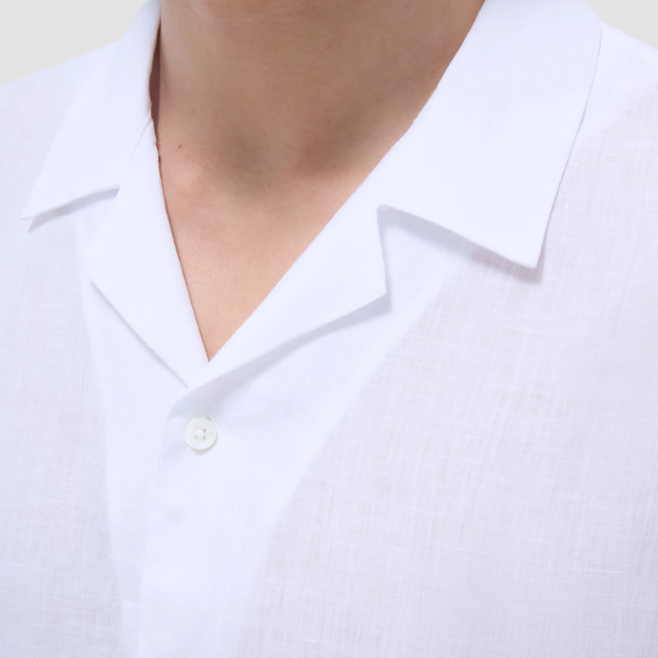 Jackson Solid Linen Camp Shirt