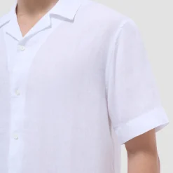 Jackson Solid Linen Camp Shirt