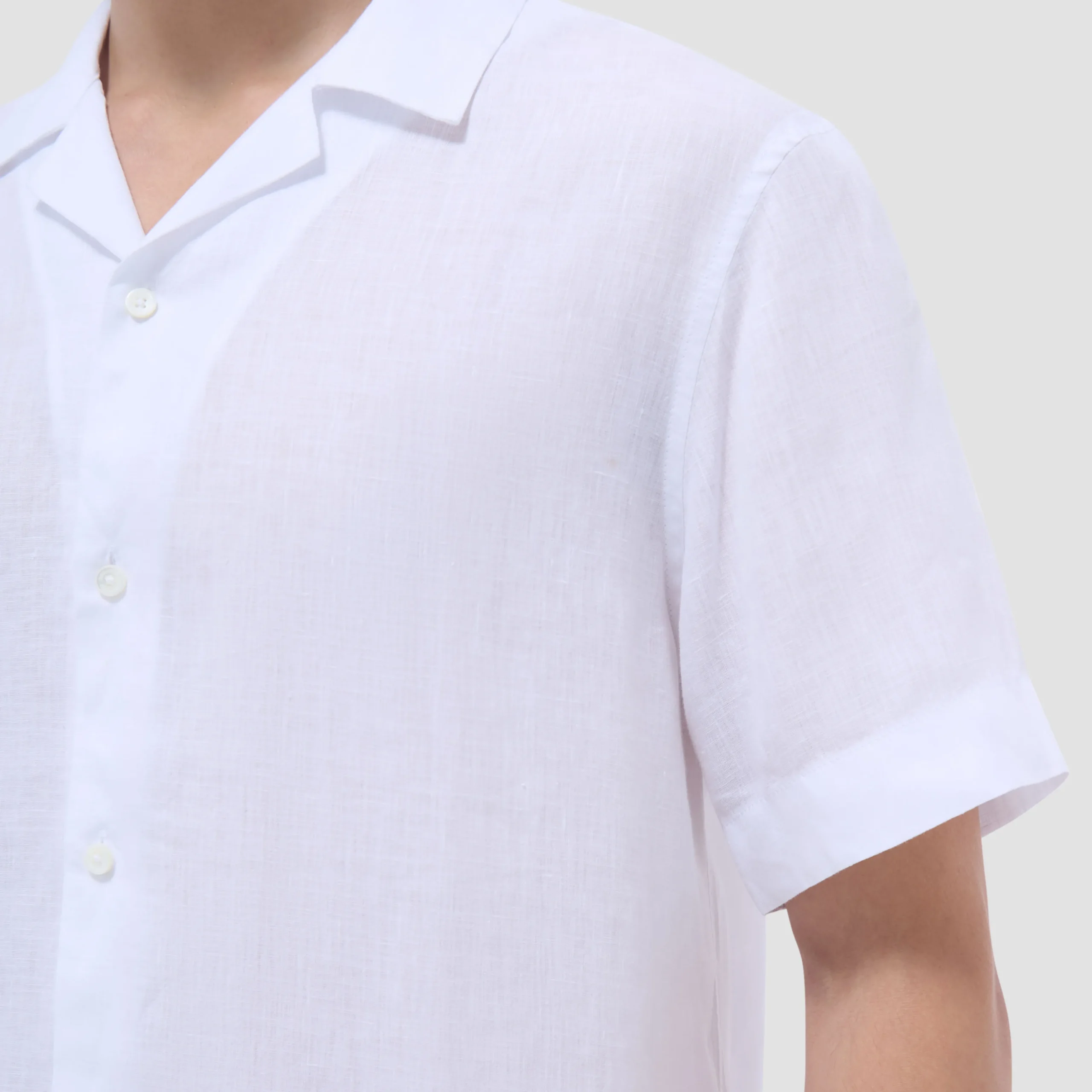 Jackson Solid Linen Camp Shirt