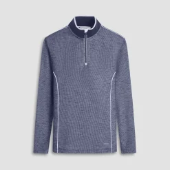Jacquard Performance Quarter-Zip Pullover
