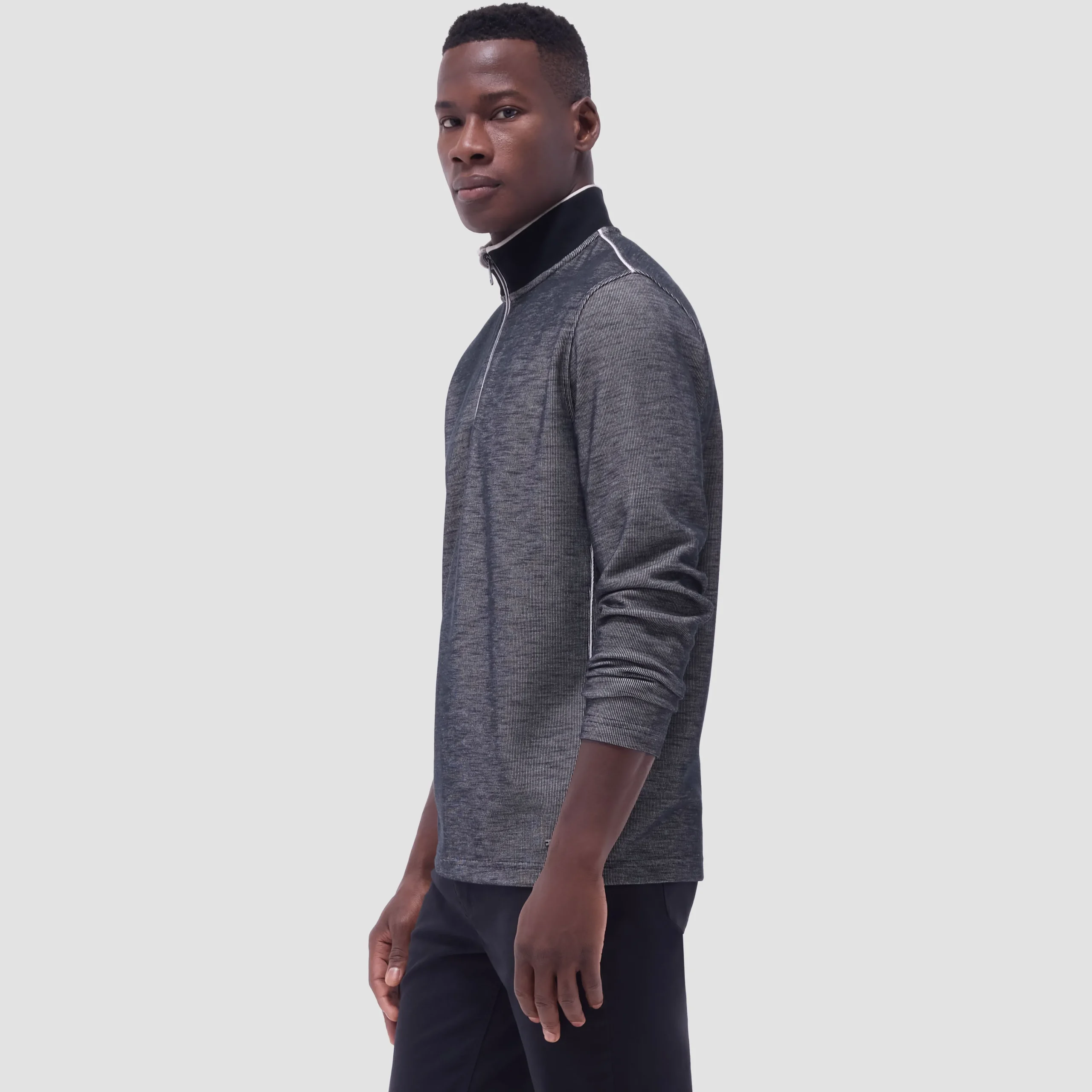 Jacquard Performance Quarter-Zip Pullover
