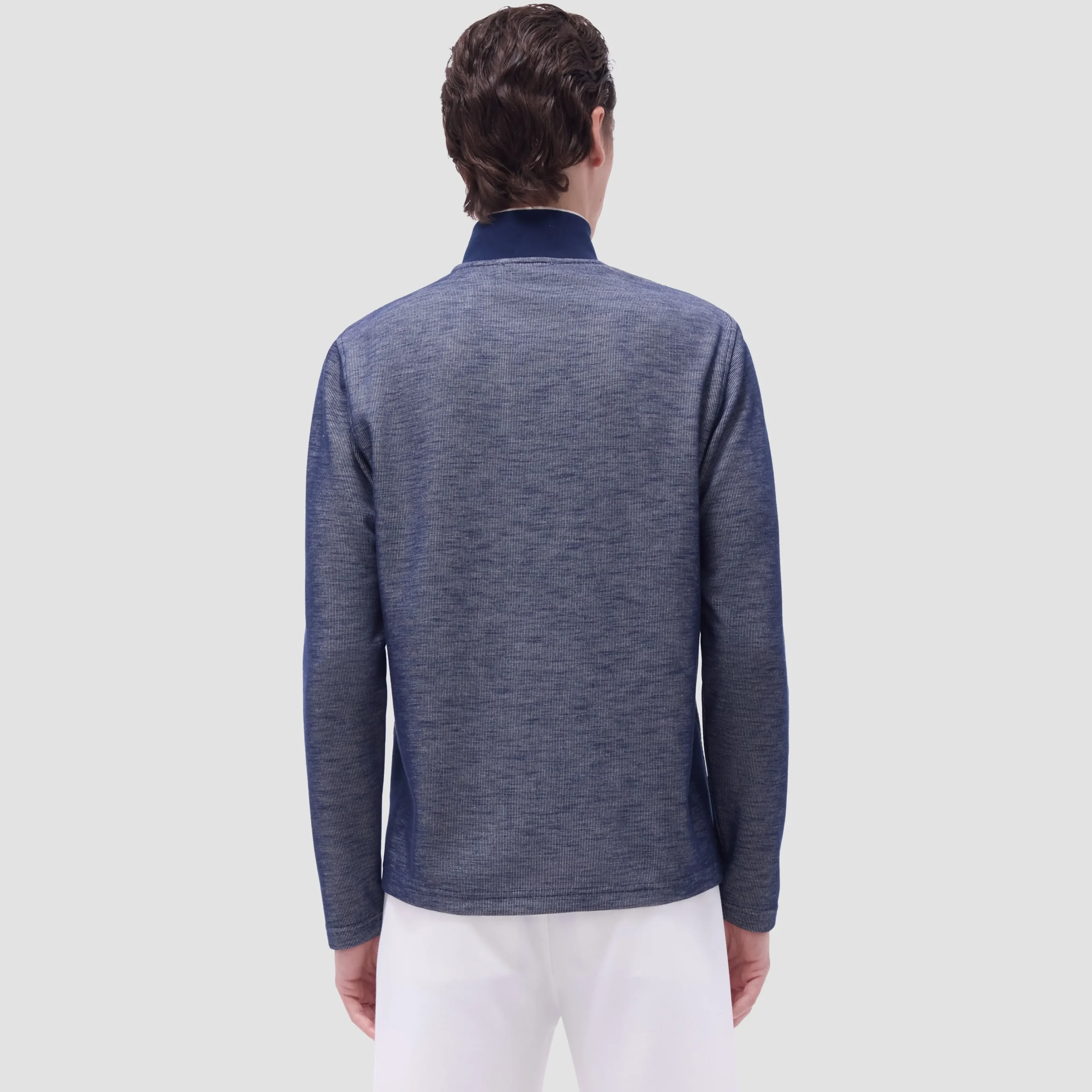Jacquard Performance Quarter-Zip Pullover
