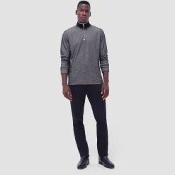 Jacquard Performance Quarter-Zip Pullover