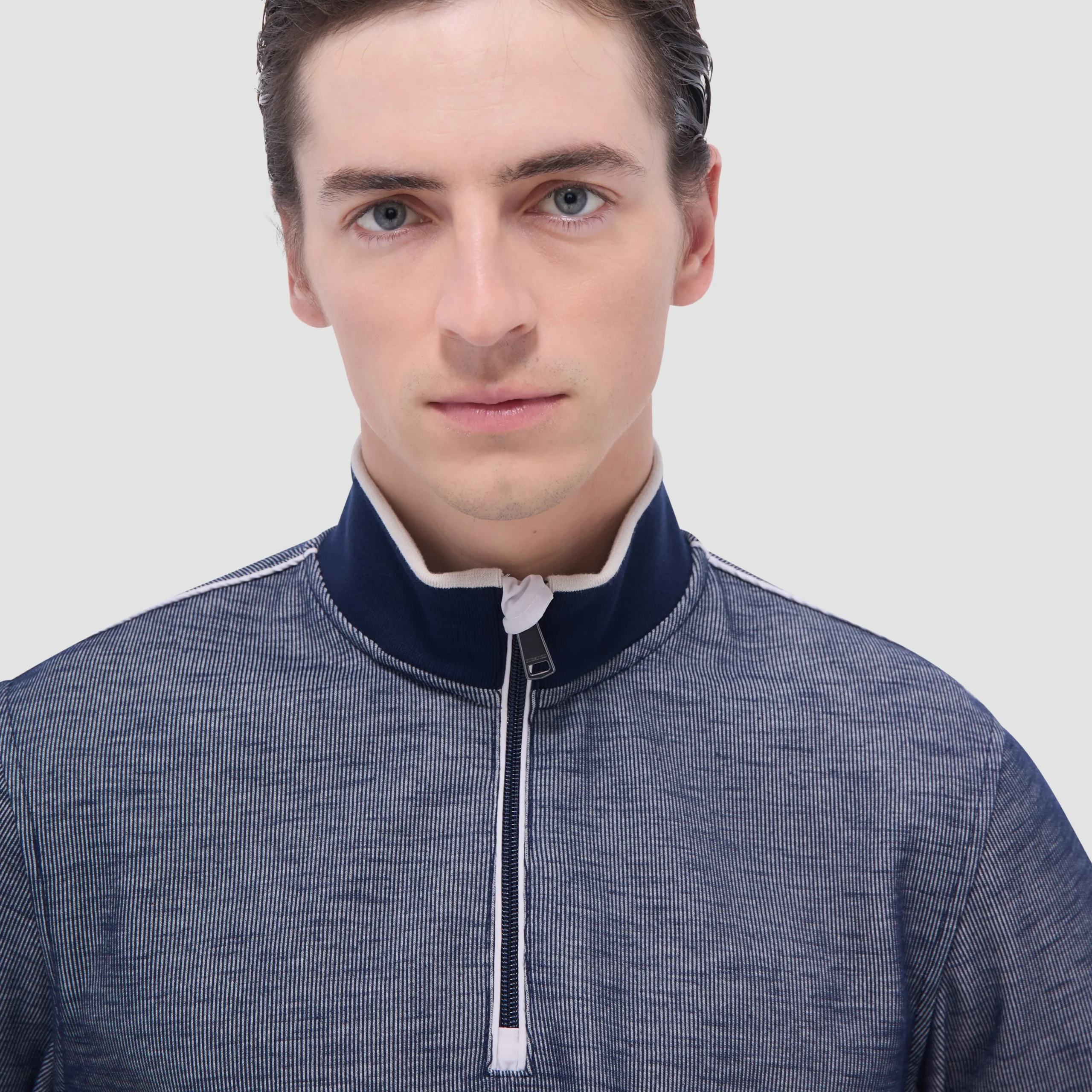 Jacquard Performance Quarter-Zip Pullover