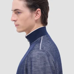 Jacquard Performance Quarter-Zip Pullover