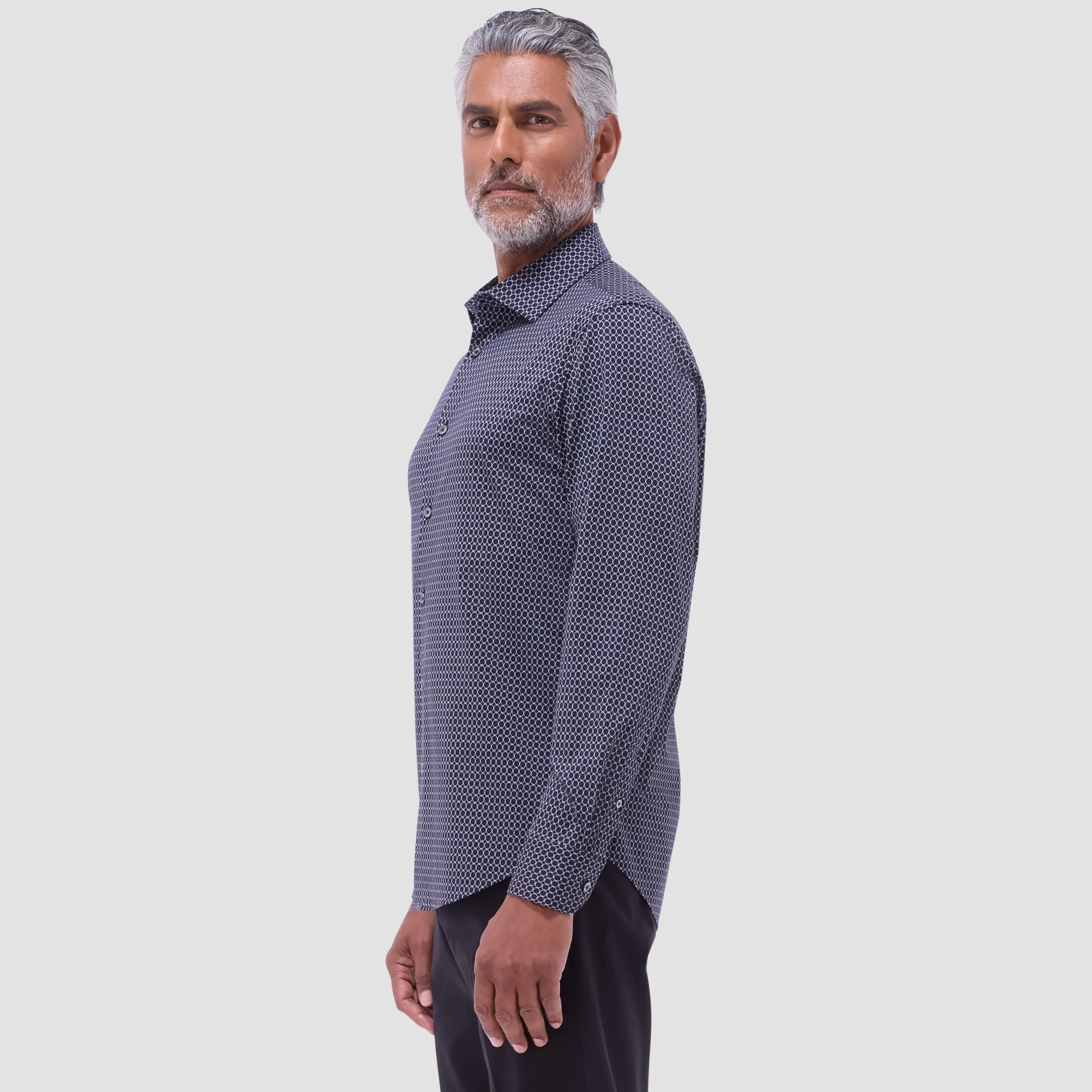 James Geometric Hexagon OoohCotton Shirt