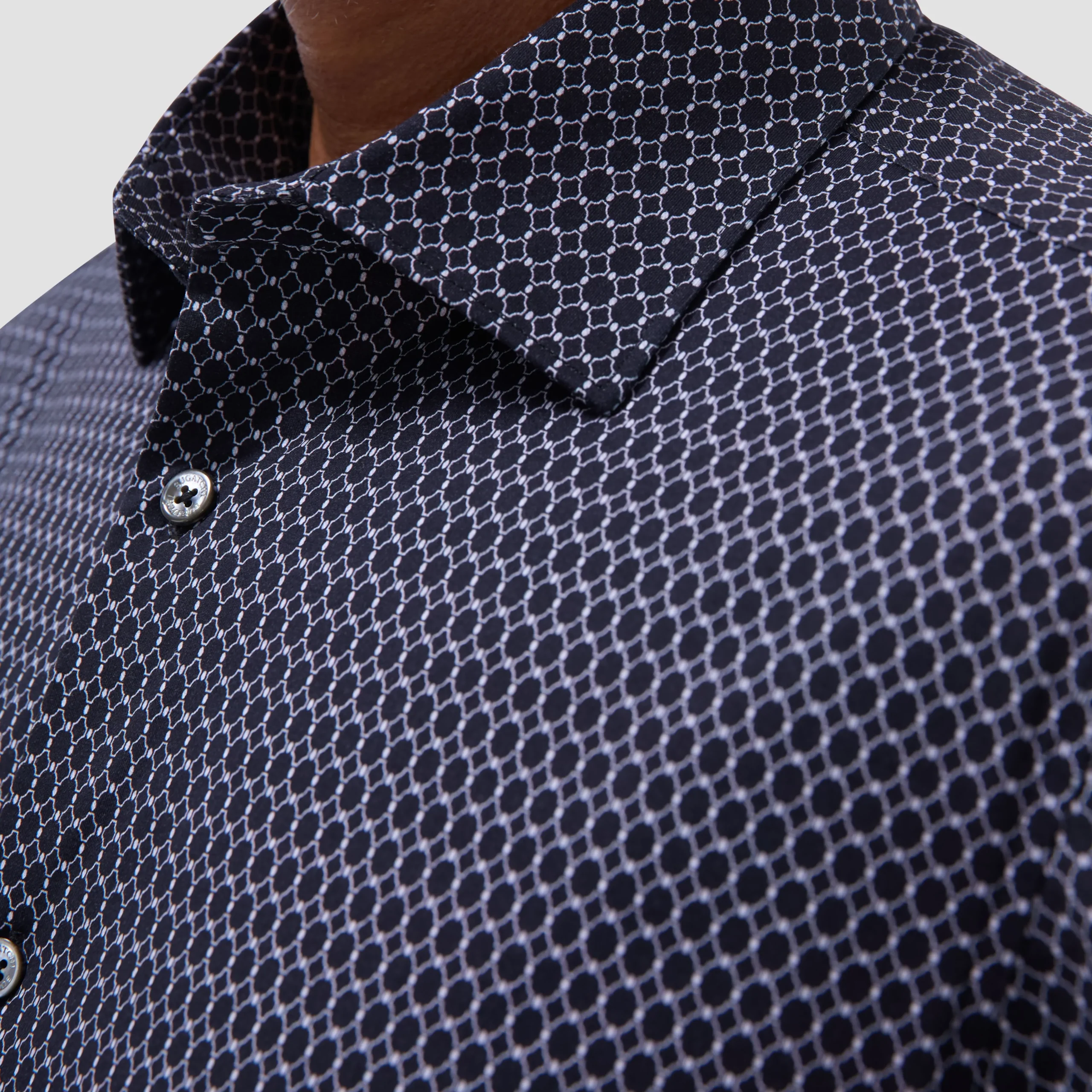 James Geometric Hexagon OoohCotton Shirt