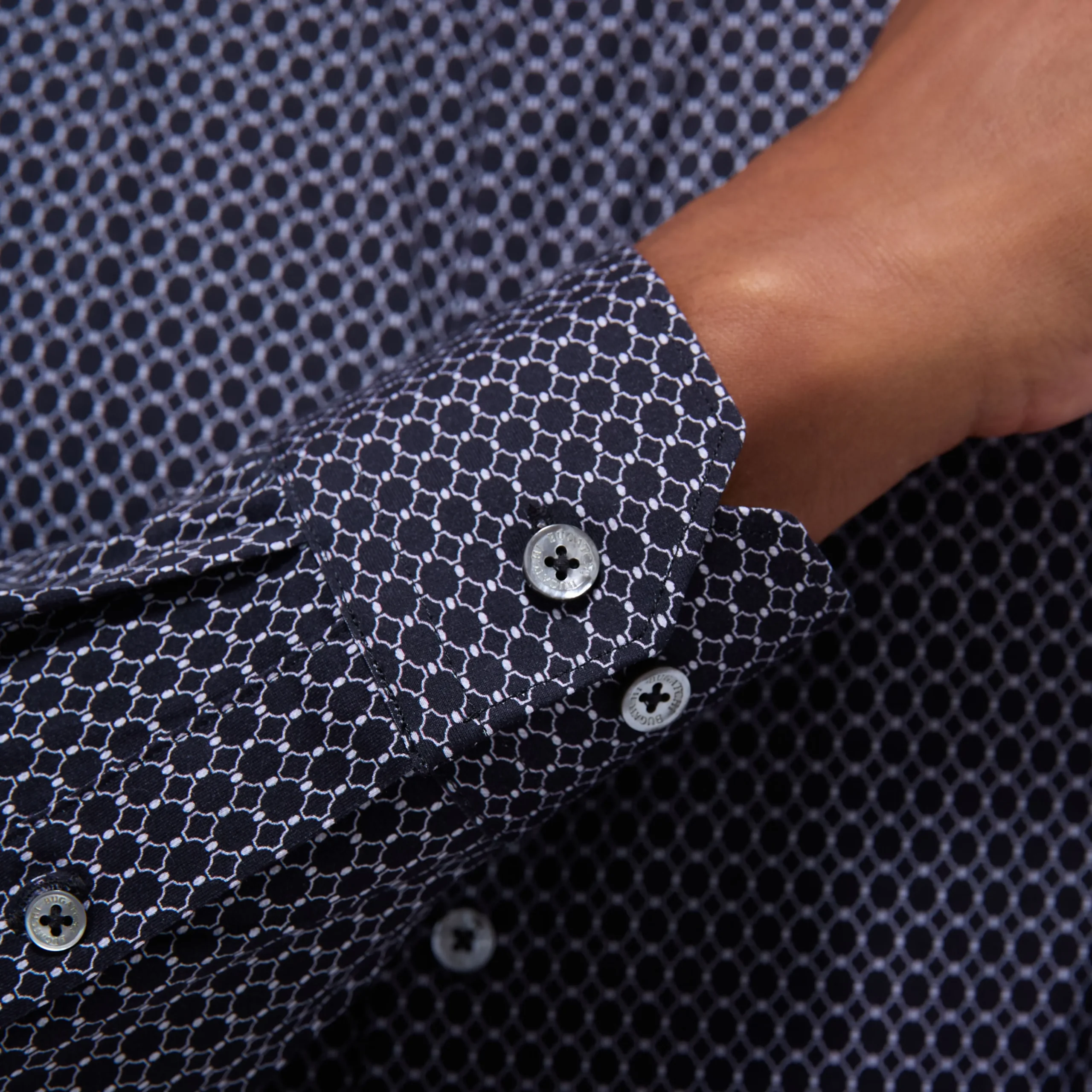 James Geometric Hexagon OoohCotton Shirt