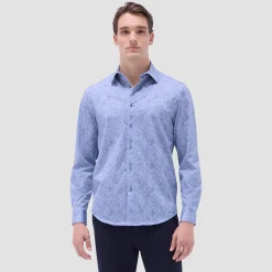 James Leaf Print OoohCotton Shirt