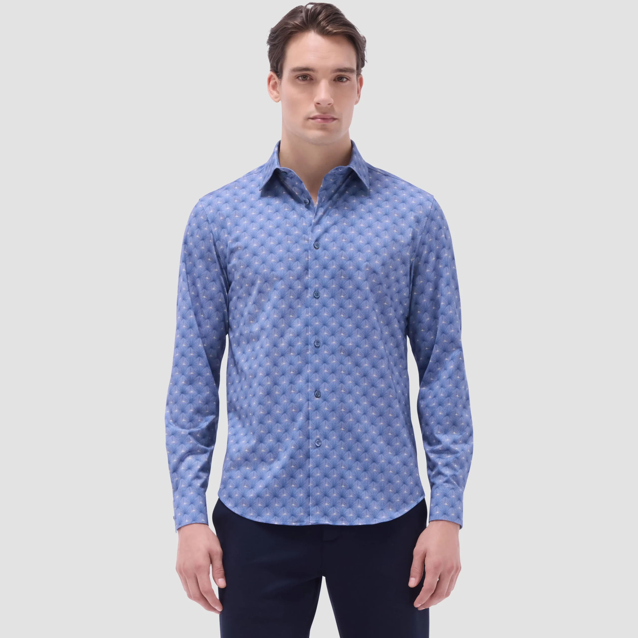 James Leaf Print OoohCotton Shirt