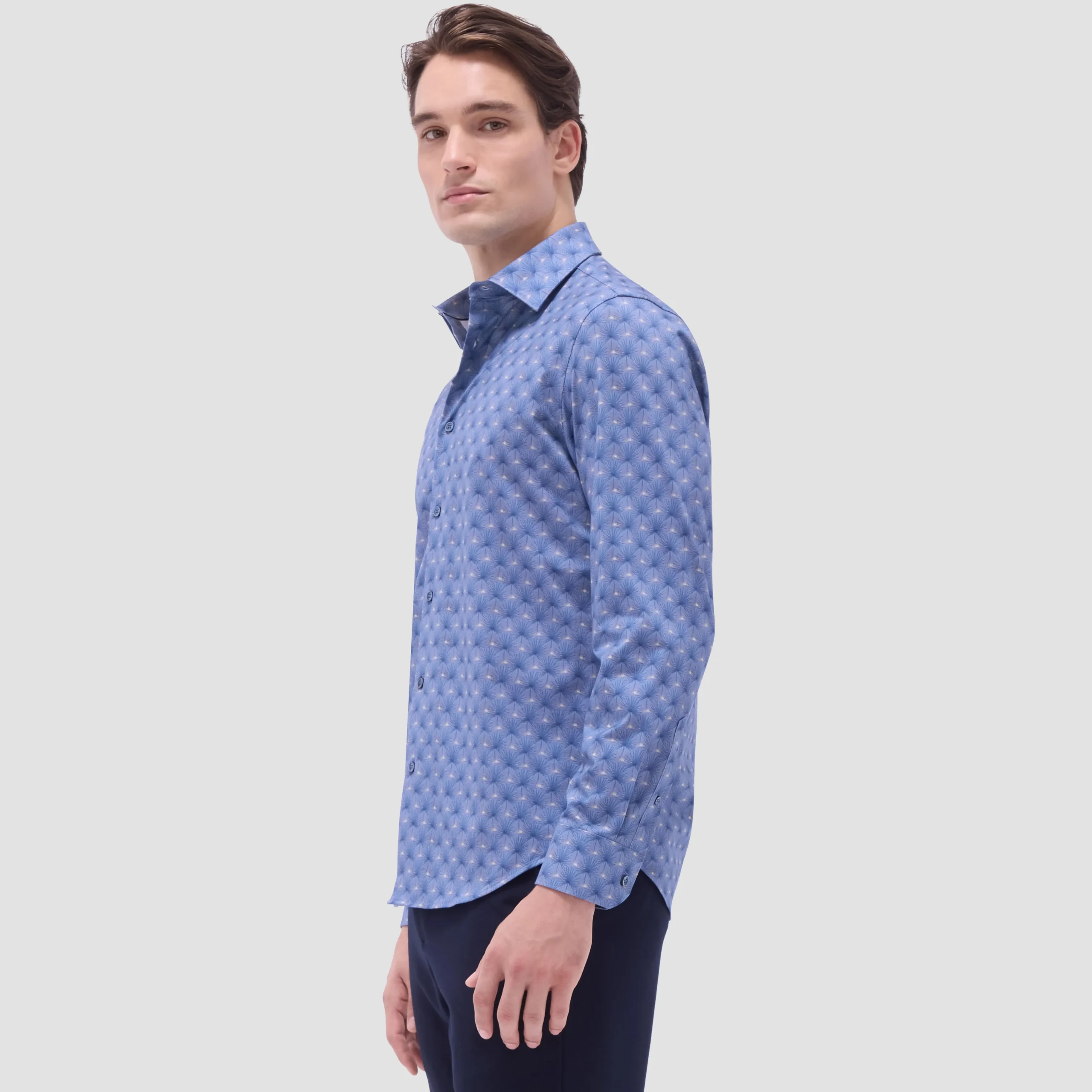 James Leaf Print OoohCotton Shirt