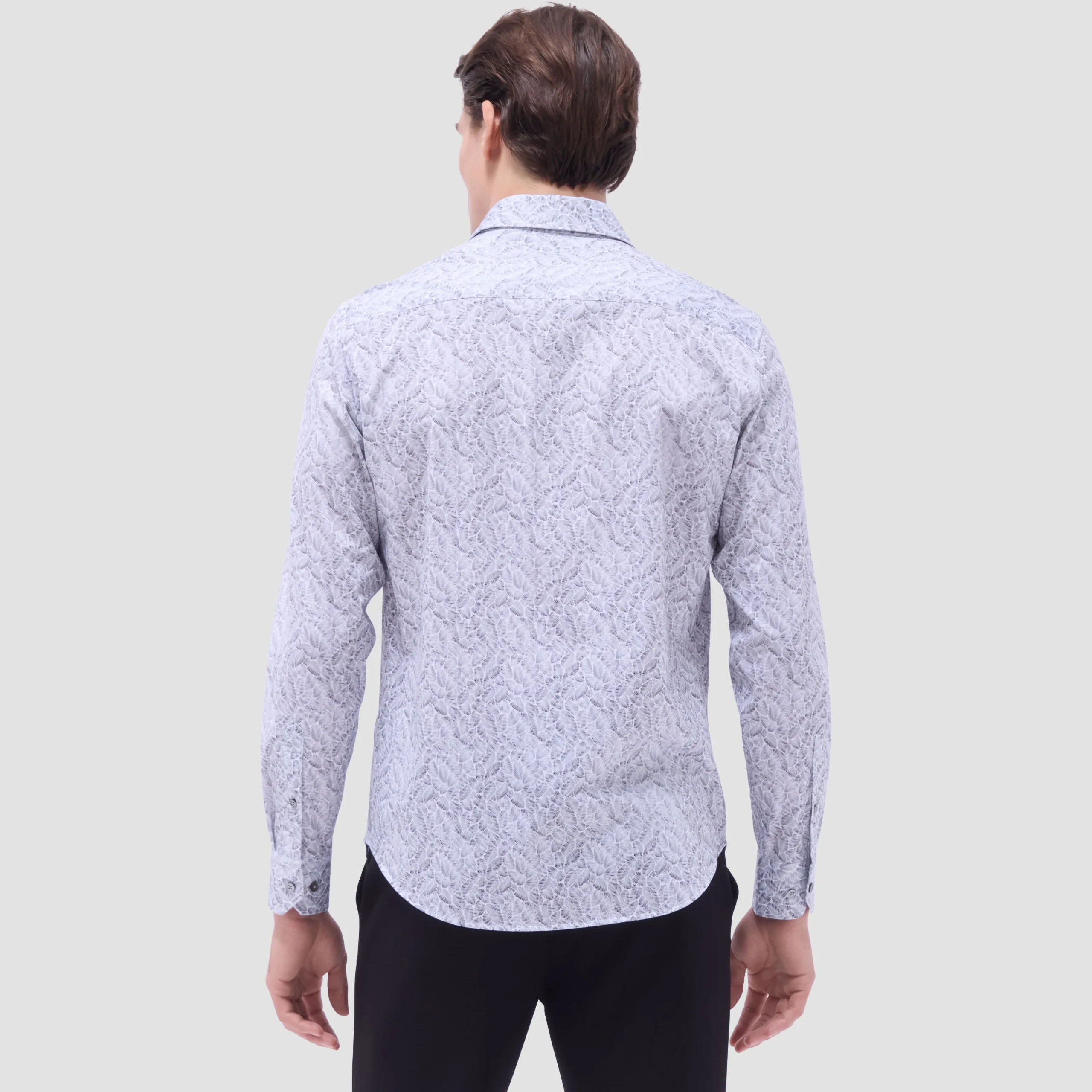 James Leaf Print OoohCotton Shirt
