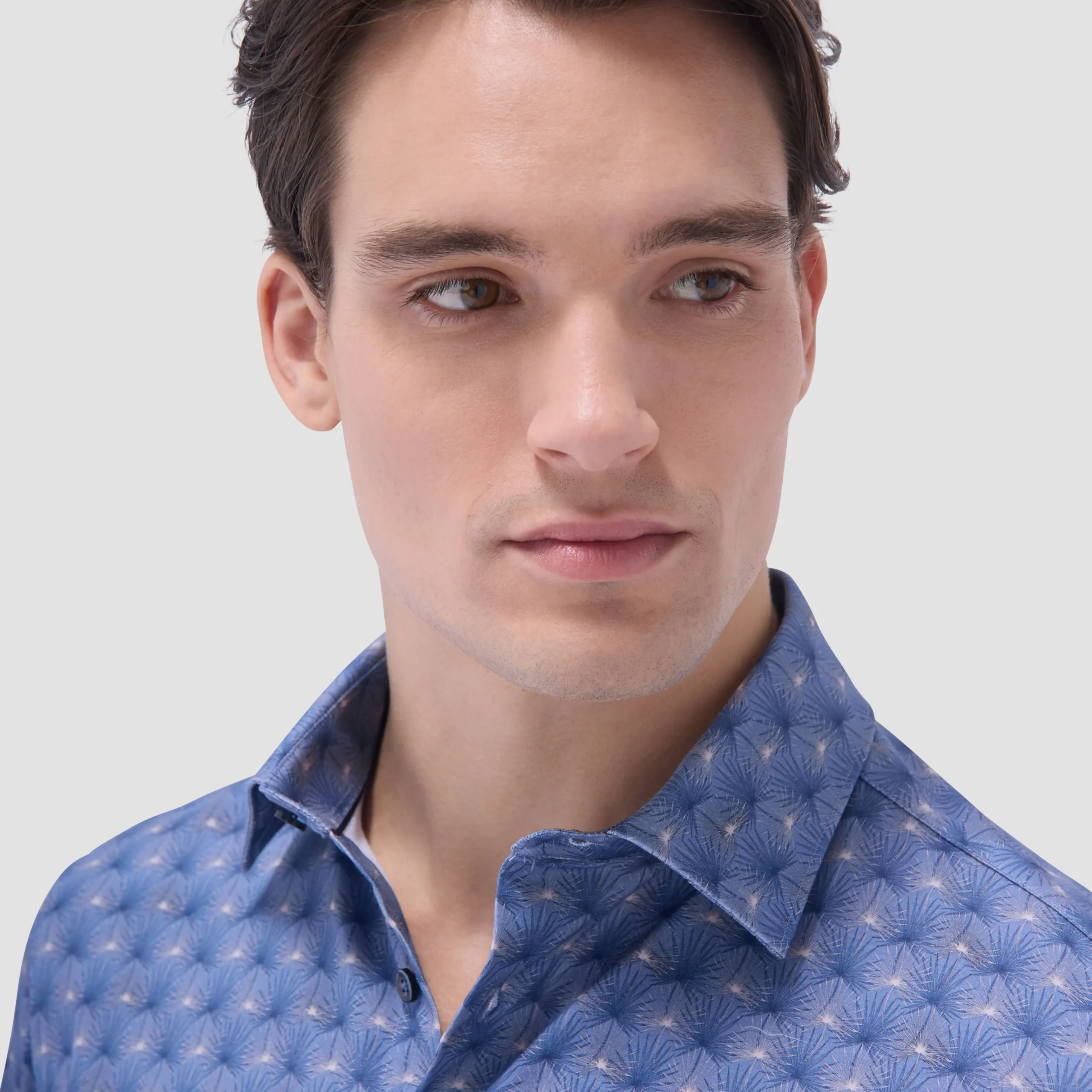 James Leaf Print OoohCotton Shirt