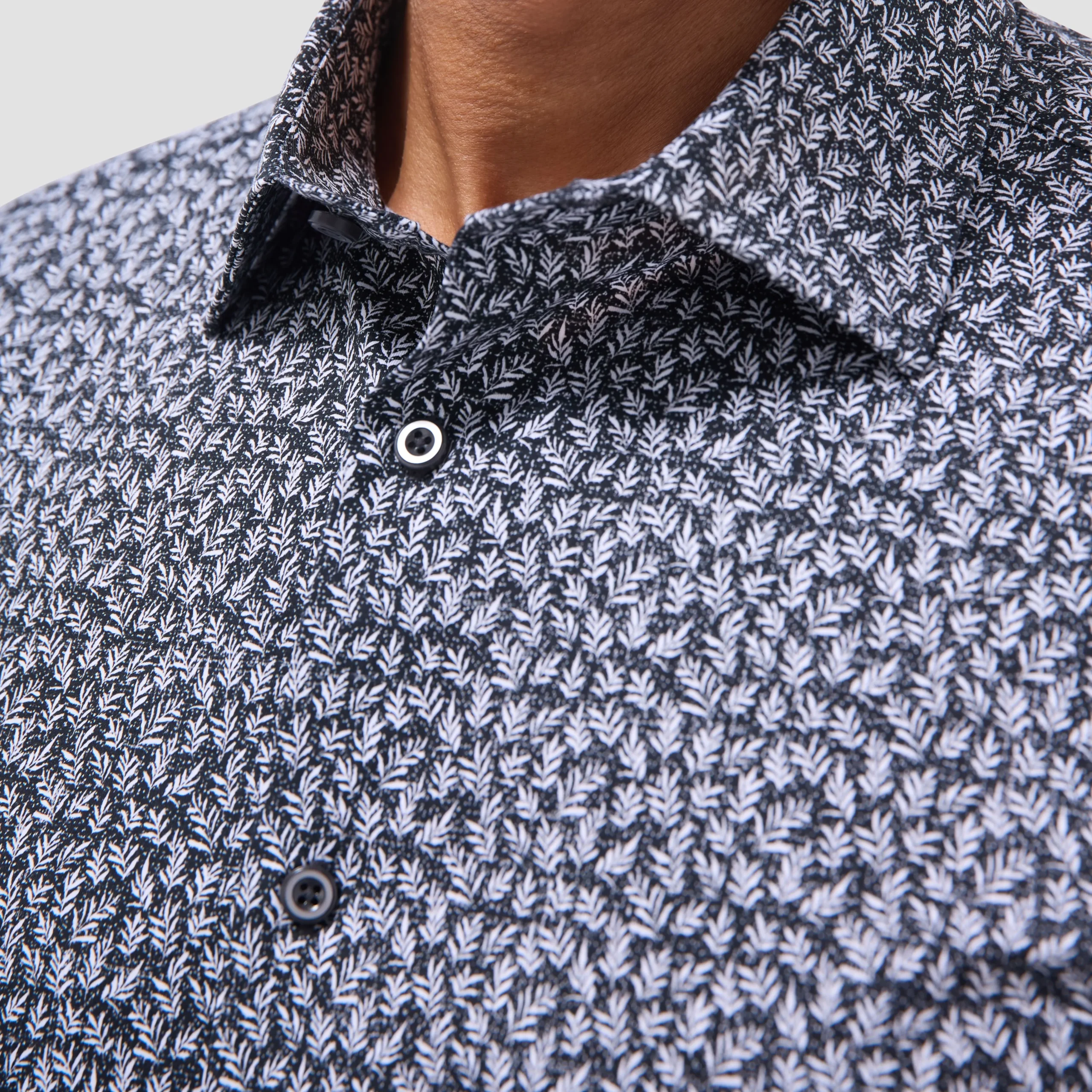 James Leaf Print OoohCotton Shirt