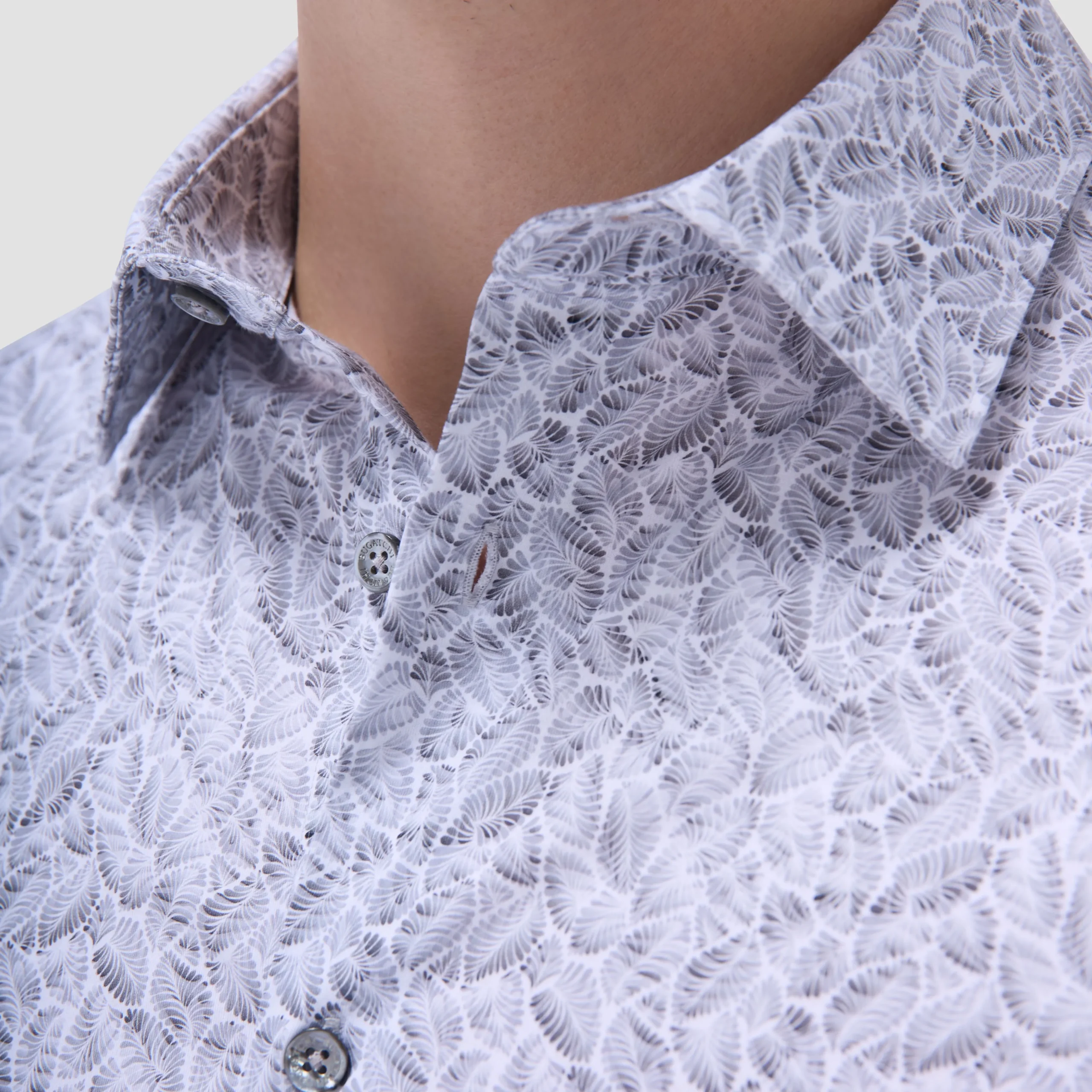 James Leaf Print OoohCotton Shirt