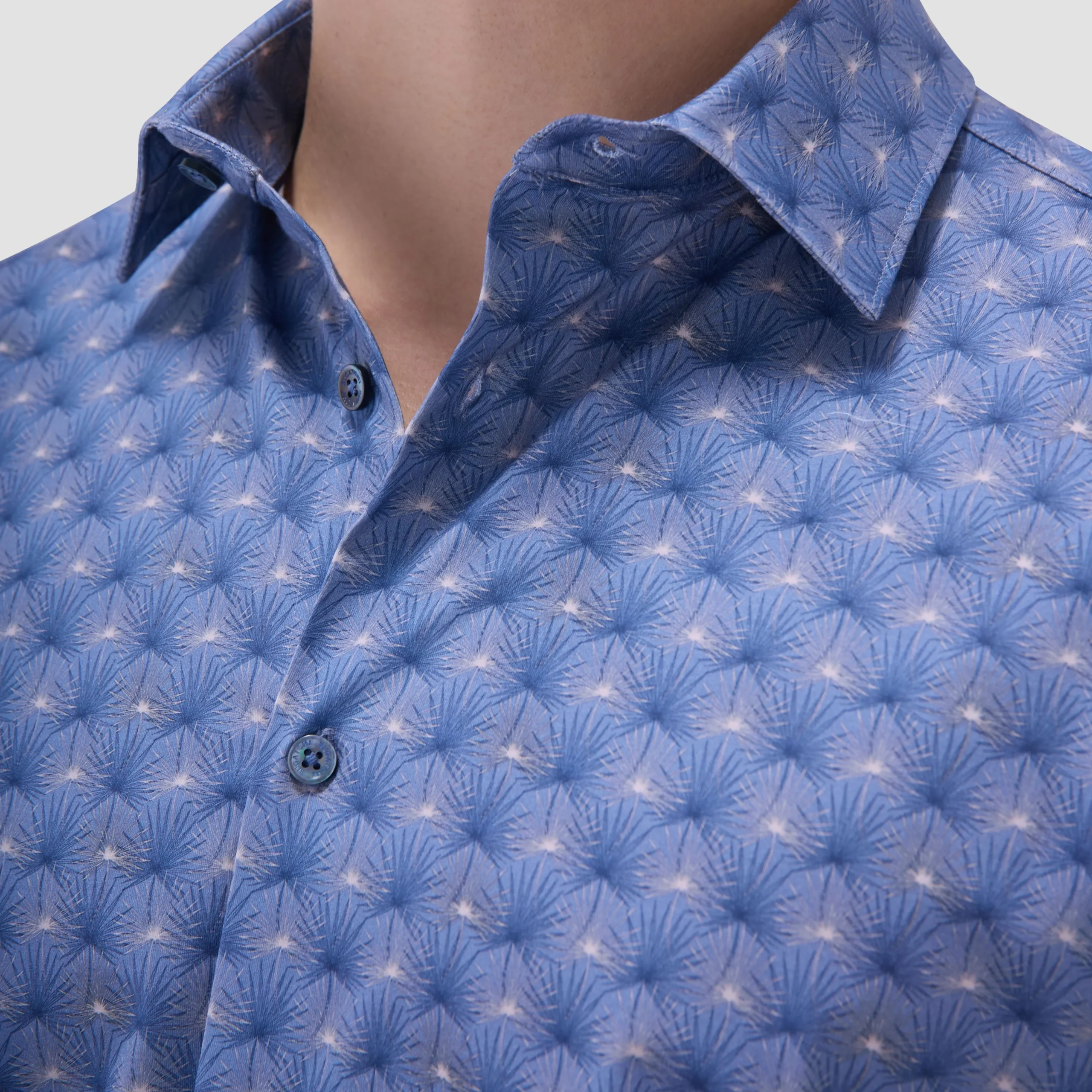 James Leaf Print OoohCotton Shirt