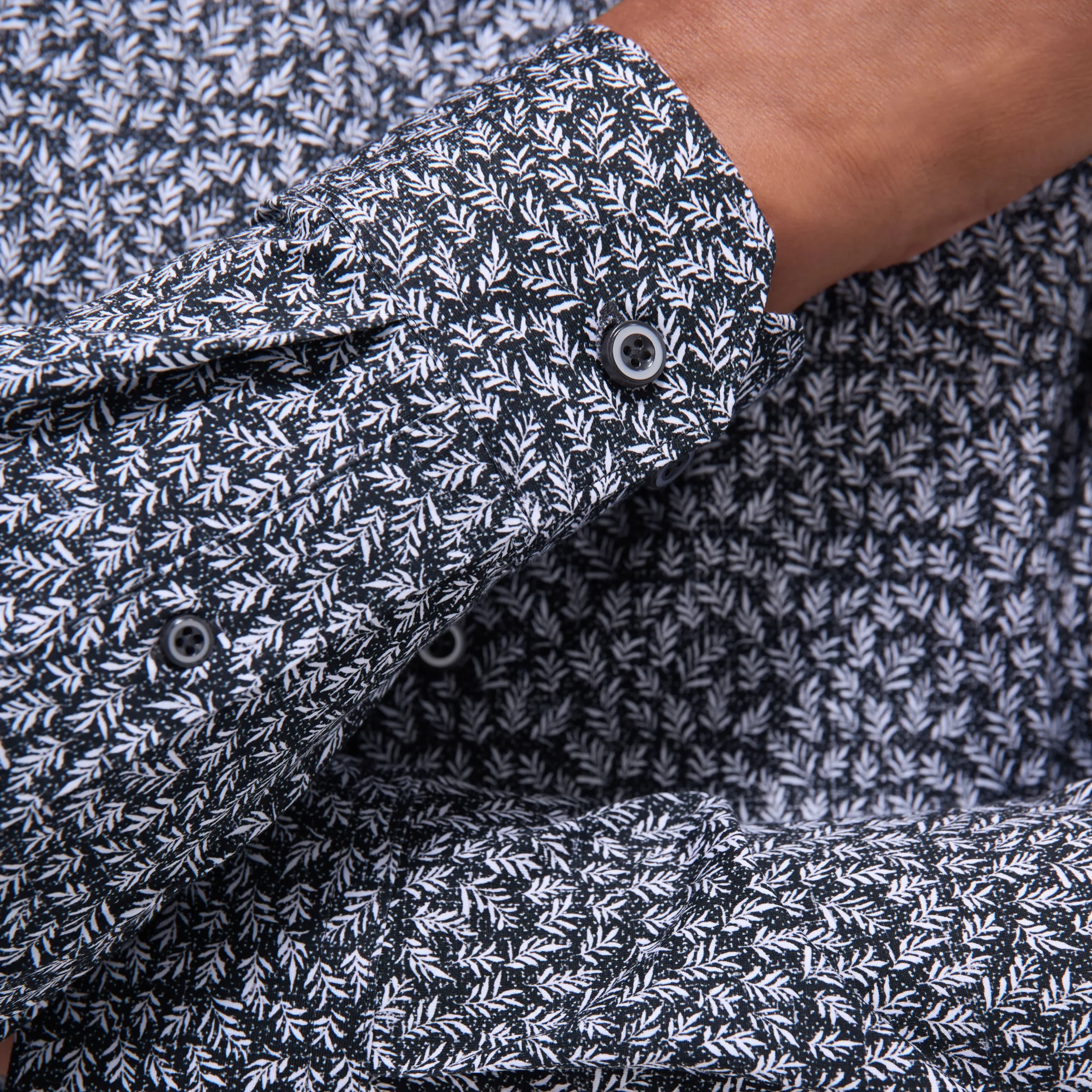 James Leaf Print OoohCotton Shirt