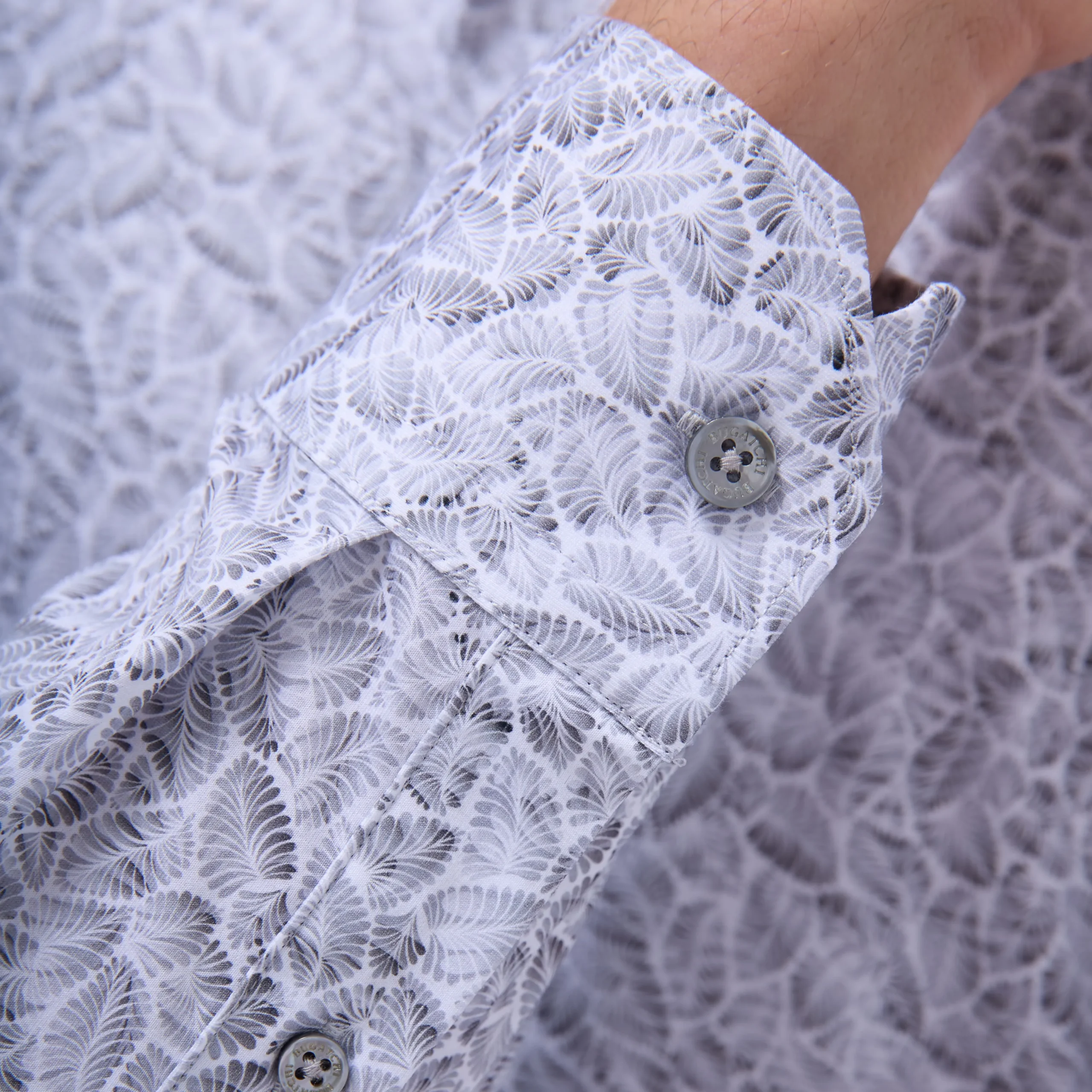 James Leaf Print OoohCotton Shirt