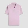 Jersey Knit Short Sleeve Johnny Sweater