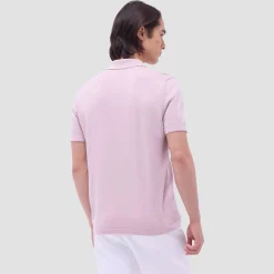 Jersey Knit Short Sleeve Johnny Sweater
