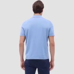 Jersey Knit Short Sleeve Johnny Sweater