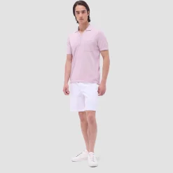 Jersey Knit Short Sleeve Johnny Sweater