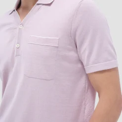 Jersey Knit Short Sleeve Johnny Sweater