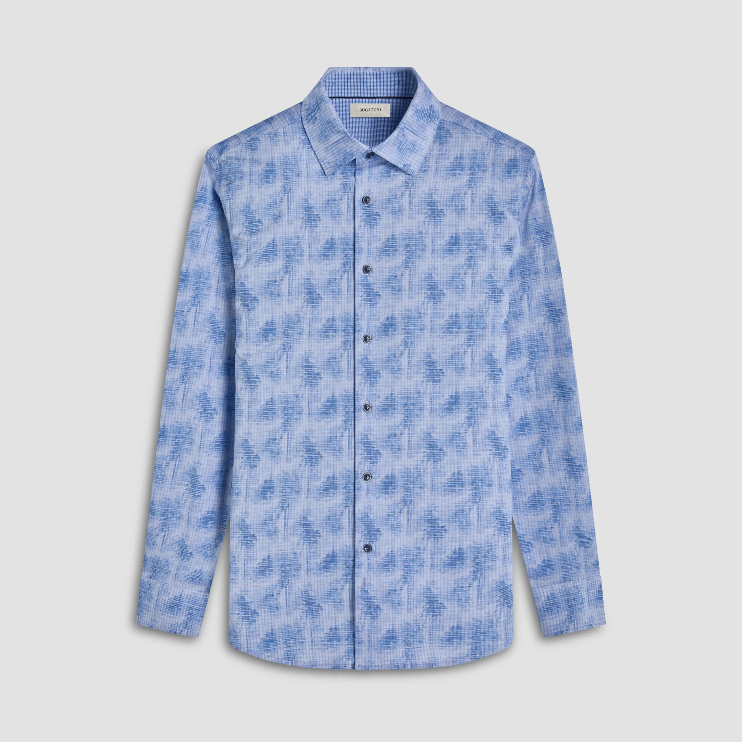 Jimmy Double-Sided Abstract & Check OoohCotton Shirt