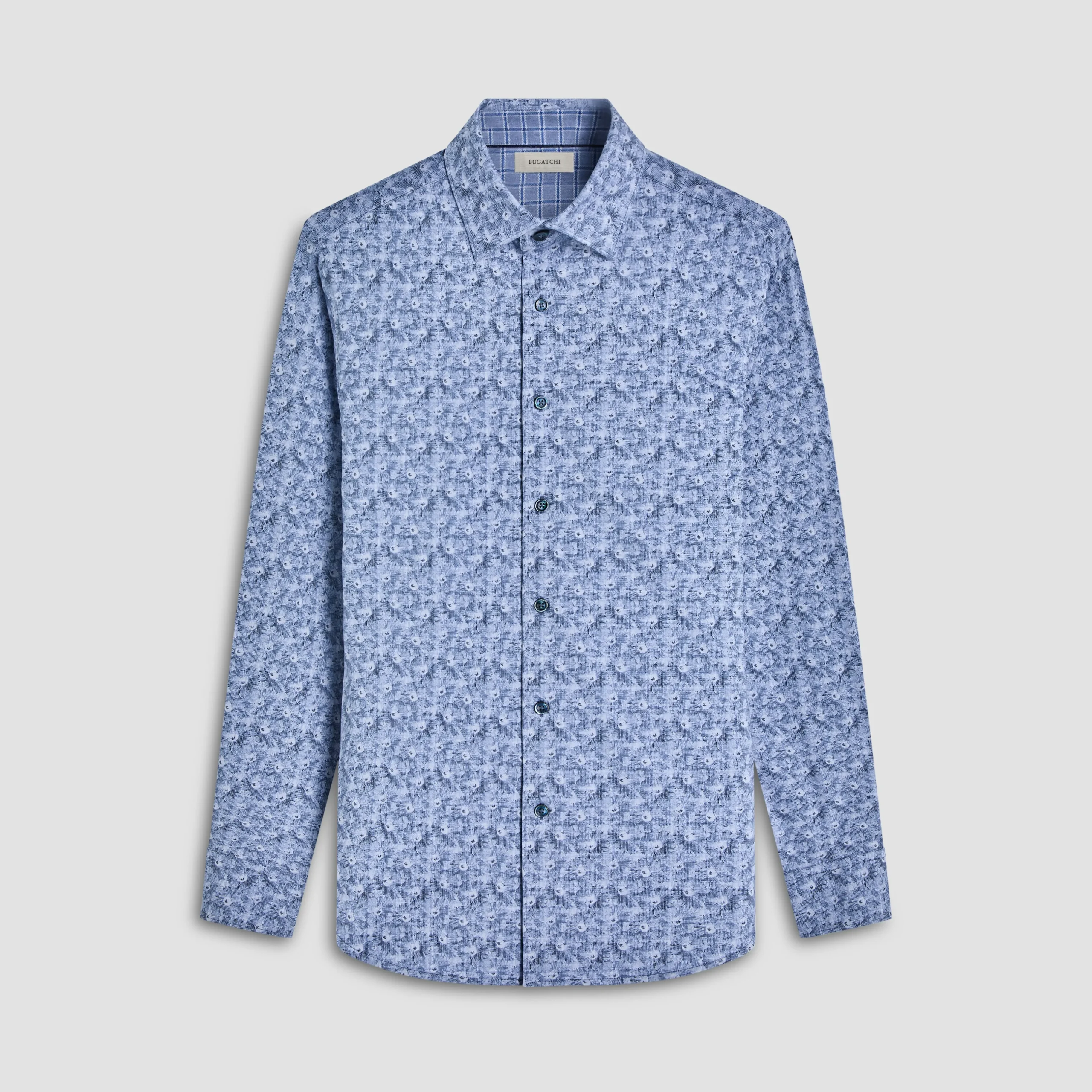 Jimmy Double-Sided Floral & Check OoohCotton Shirt