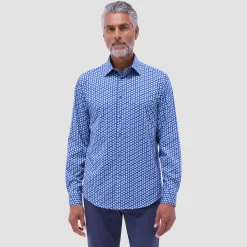 Jimmy Double-Sided Geometric & Solid OoohCotton Shirt