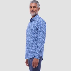 Jimmy Double-Sided Geometric & Solid OoohCotton Shirt