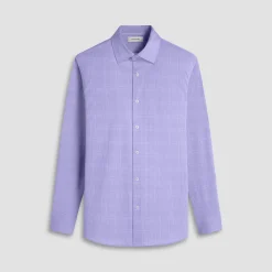 Jimmy Double-Sided Glen Plaid & Herringbone OoohCotton Shirt