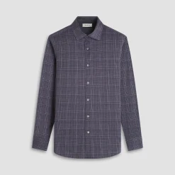 Jimmy Double-Sided Glen Plaid & Herringbone OoohCotton Shirt