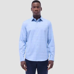 Jimmy Double-Sided Glen Plaid & Herringbone OoohCotton Shirt