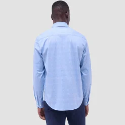 Jimmy Double-Sided Glen Plaid & Herringbone OoohCotton Shirt