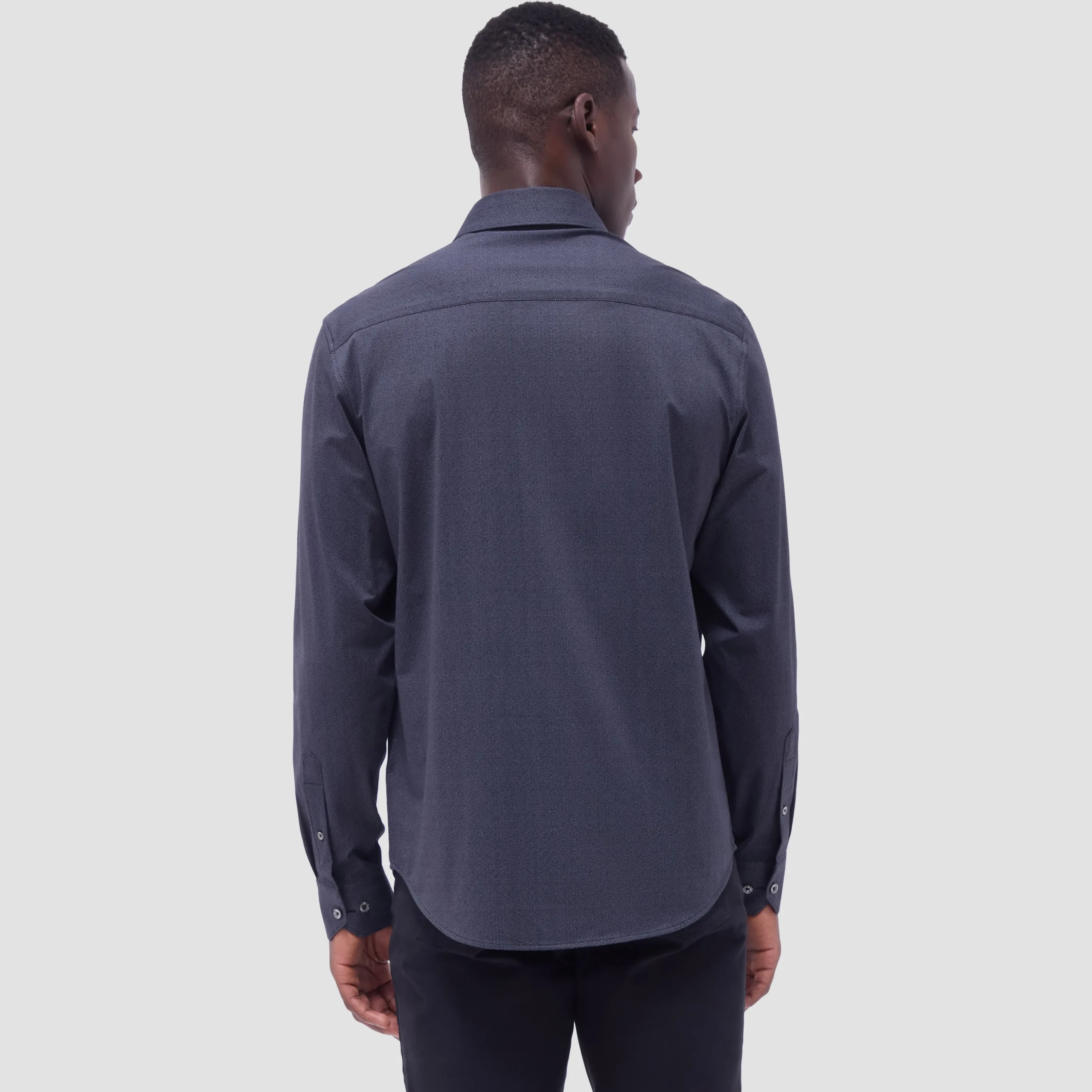 Jimmy Double-Sided Herringbone & Solid OoohCotton Shirt