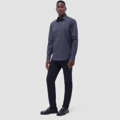 Jimmy Double-Sided Herringbone & Solid OoohCotton Shirt