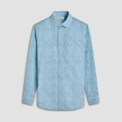 Jimmy Double-Sided Leaf & Stripe OoohCotton Shirt