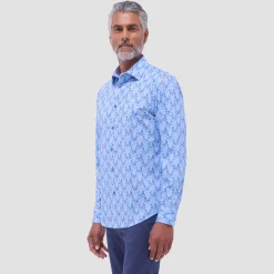 Jimmy Double-Sided Leaf & Diamond OoohCotton Shirt