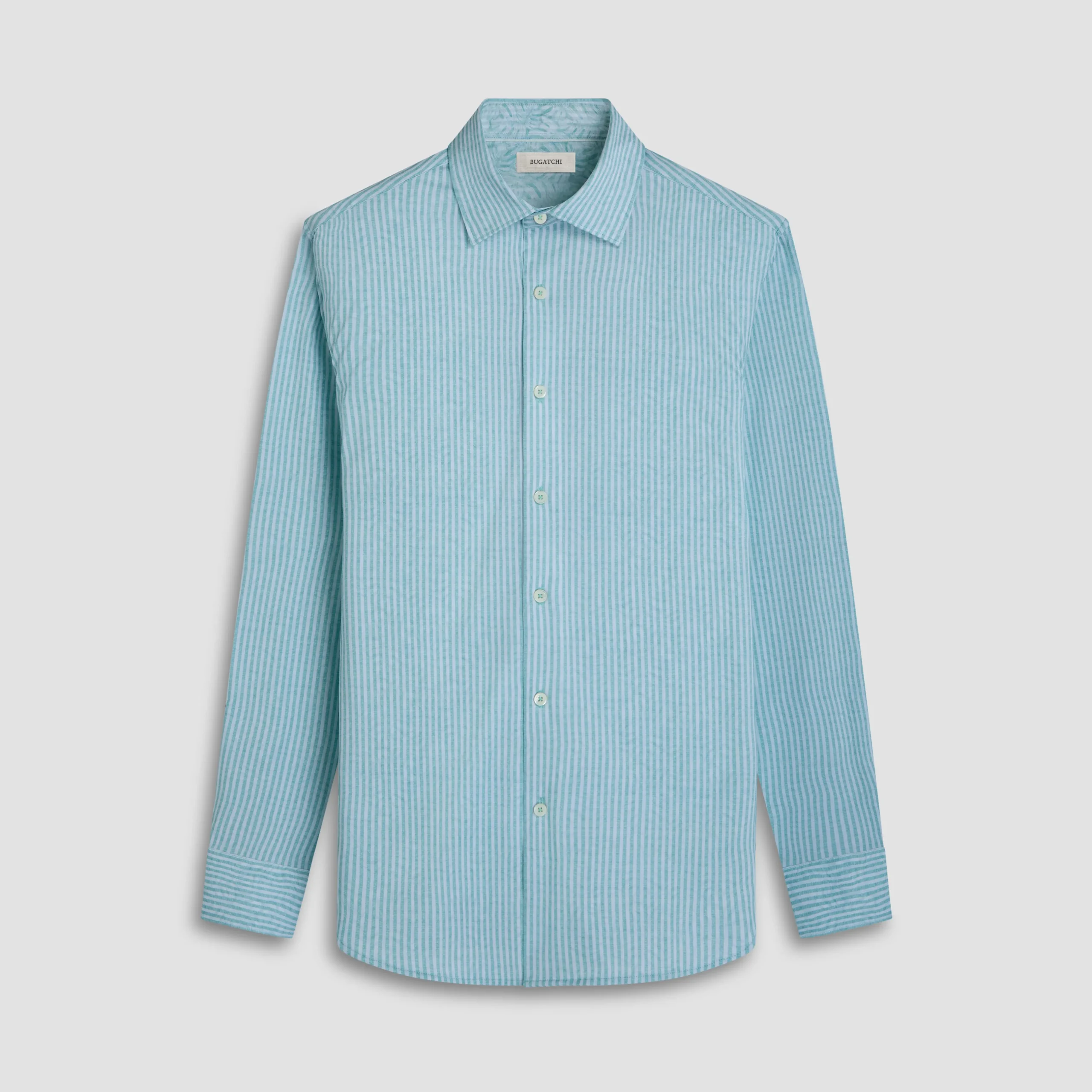 Jimmy Double-Sided Stripe & Leaf OoohCotton Shirt
