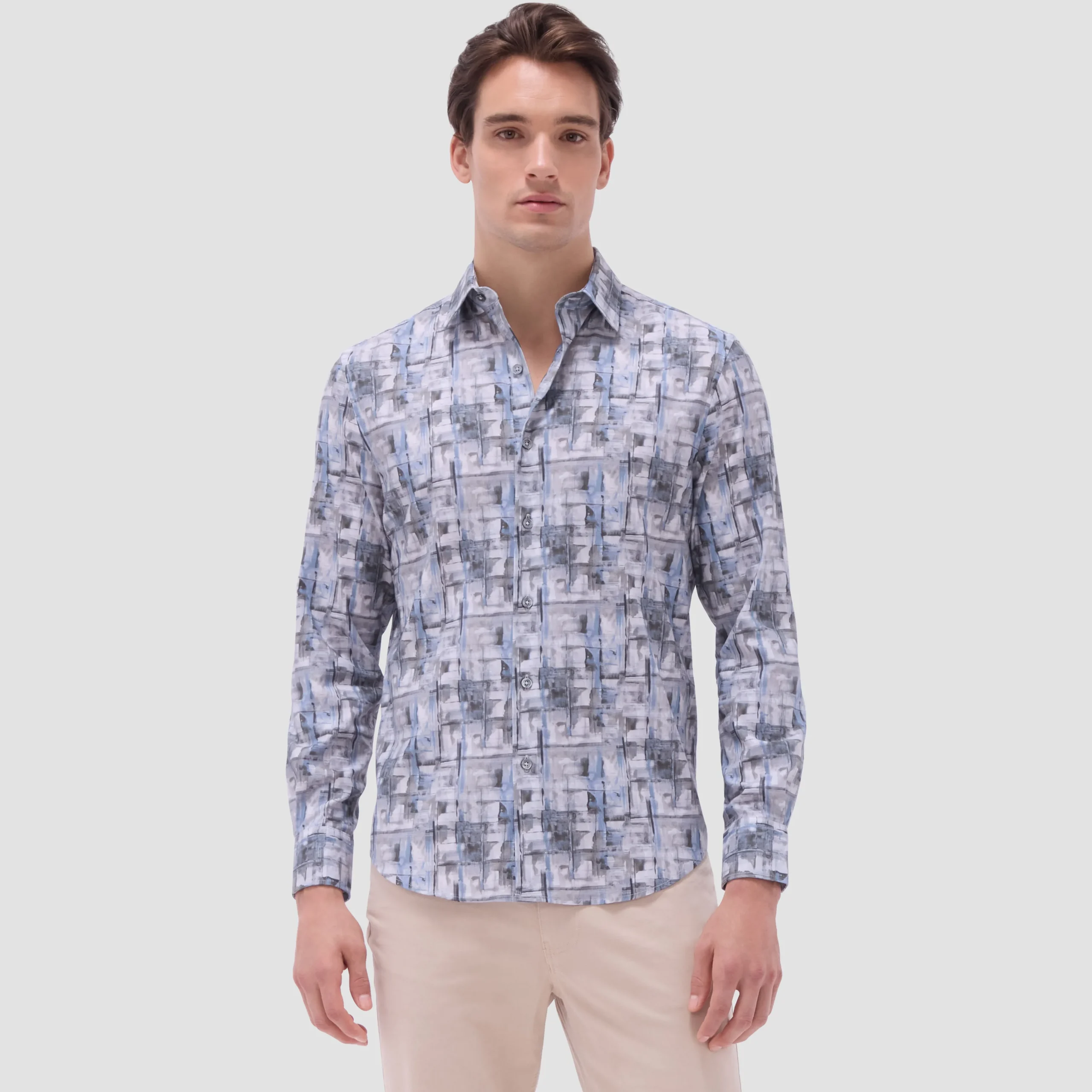 Julian Abstract Watercolor Shirt