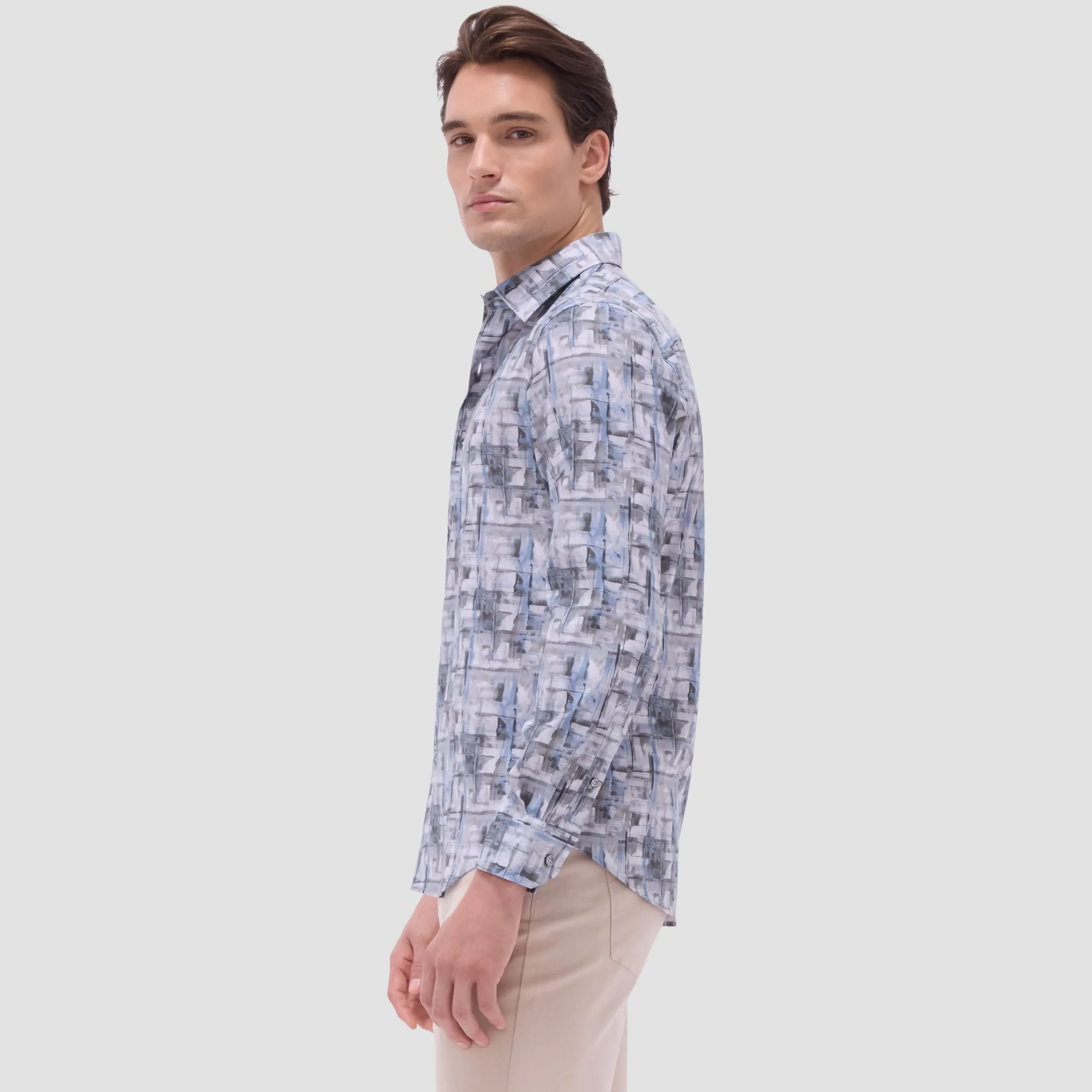 Julian Abstract Watercolor Shirt