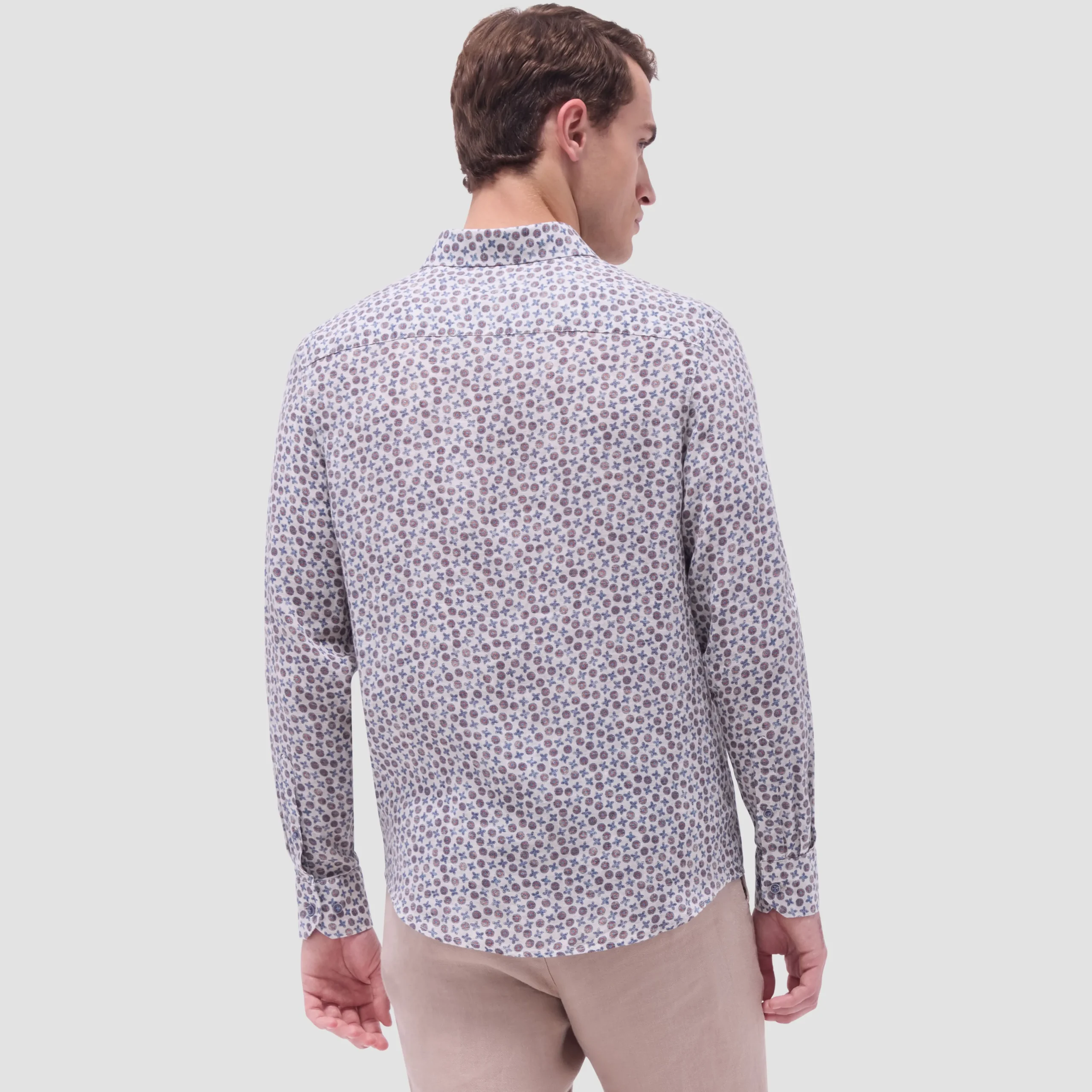 Julian Floral Micro Print Shirt