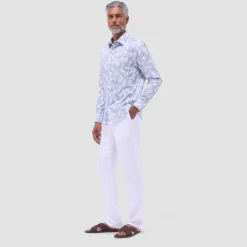 Julian Leaf Print Shirt