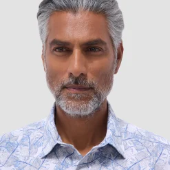 Julian Leaf Print Shirt