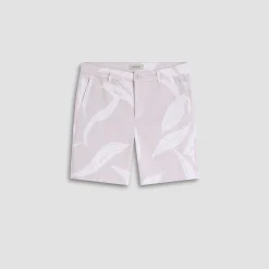 Leaf Print Chino Shorts