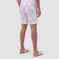 Leaf Print Chino Shorts