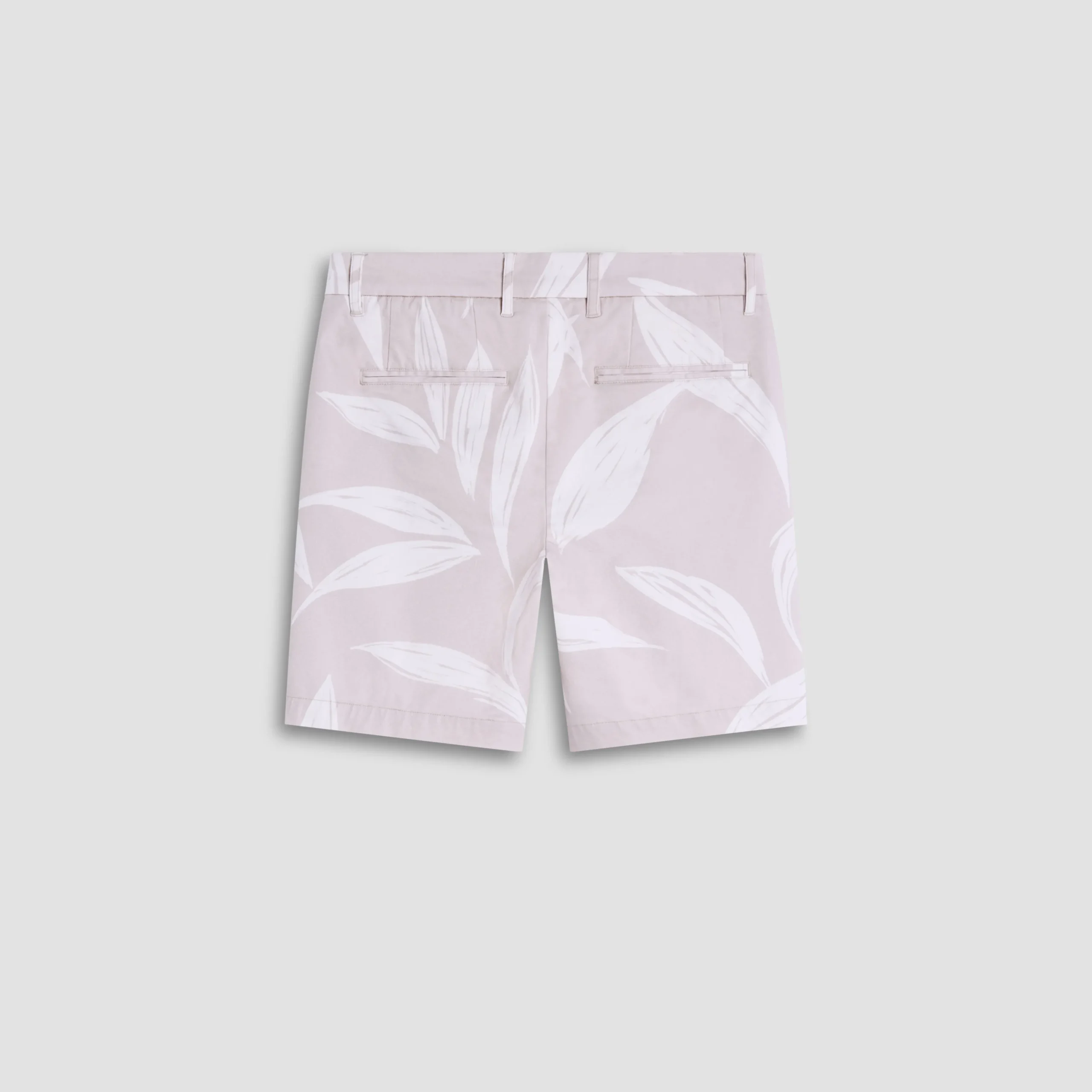 Leaf Print Chino Shorts