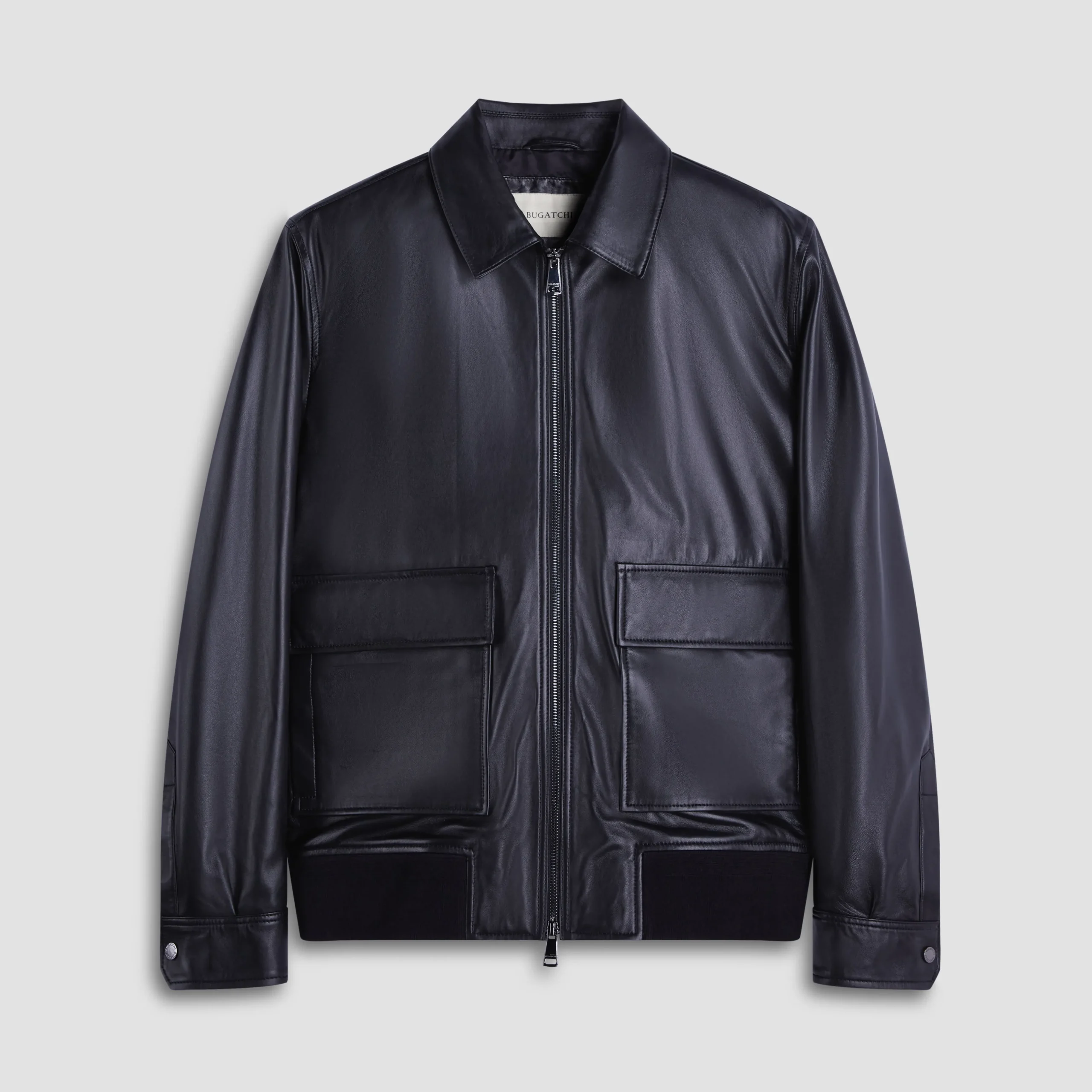 Leather Bomber Jacket