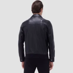 Leather Bomber Jacket
